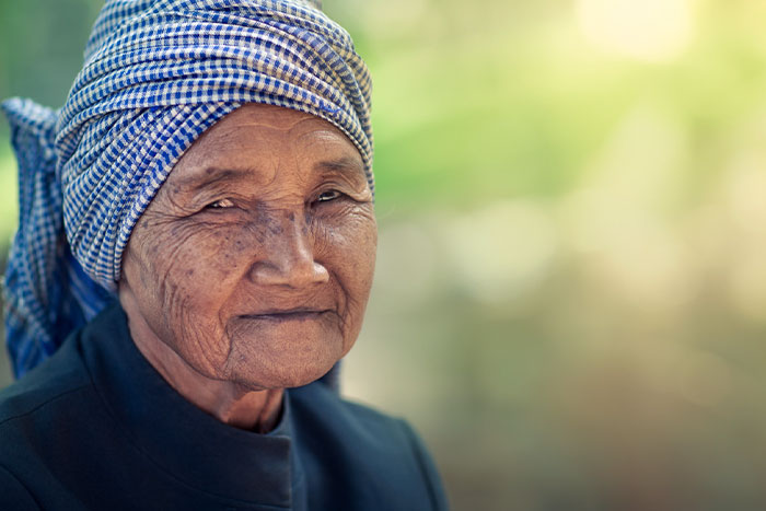 Elderly Cambodian Woman